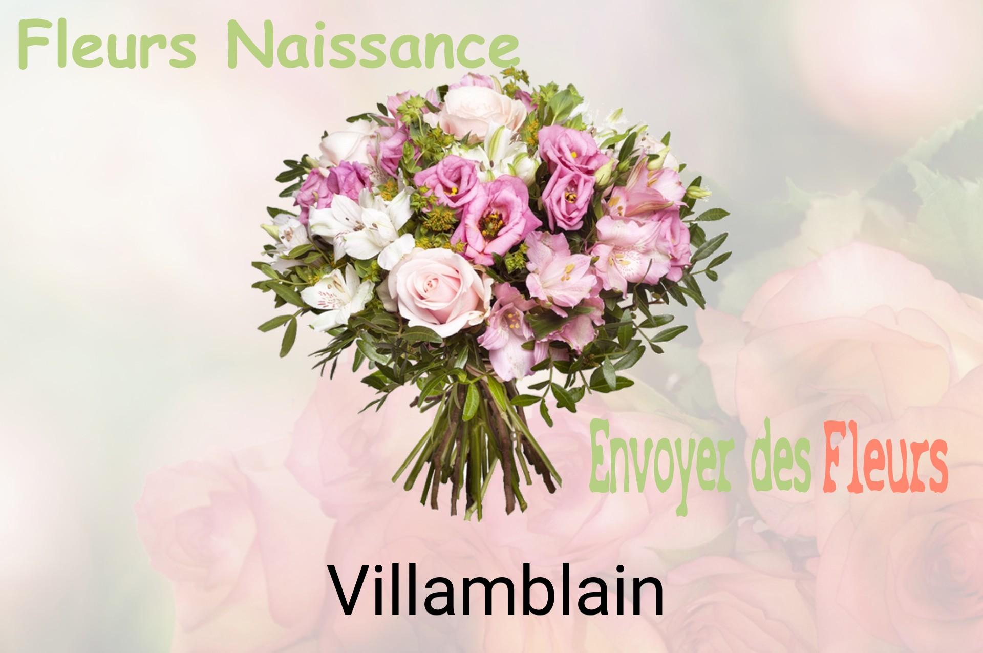 Bouquet de fleurs de naissance livré à Villamblain